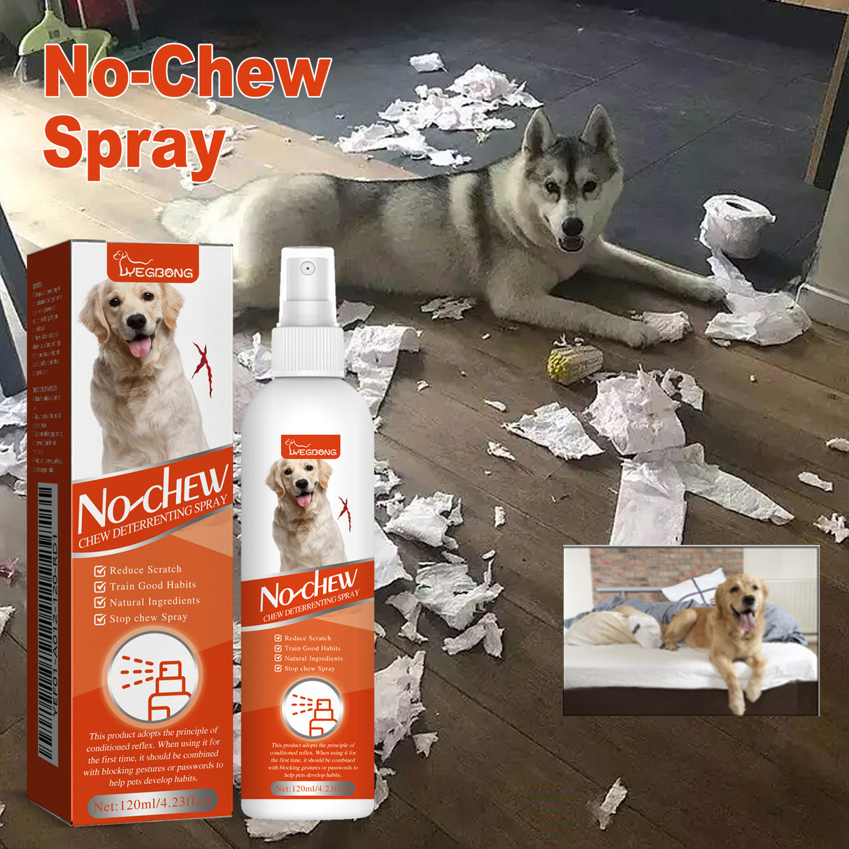Pet Anti-Chew Spray Pet Behavior Modification Anti-Bite Scratching Spray For Cats And Dogs - V.I.P Digital Presence