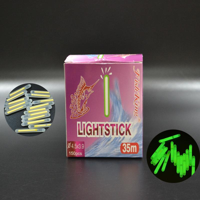 FISH KING 150pcs/lot Fishing Luminous Float 4.5*39mm Glowing Fluorescent Light Stick Night Float For Carp - V.I.P Digital Presence