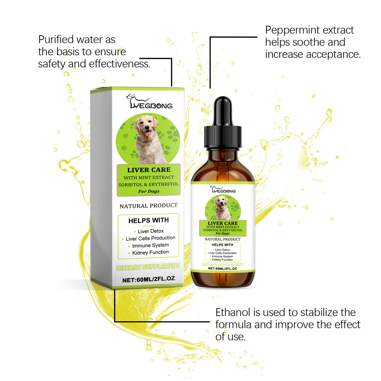 Dog Care Drops, A Comprehensive Healthy Dietary Supplement To Enhance Nutrition And Rejuvenate Dogs - V.I.P Digital Presence