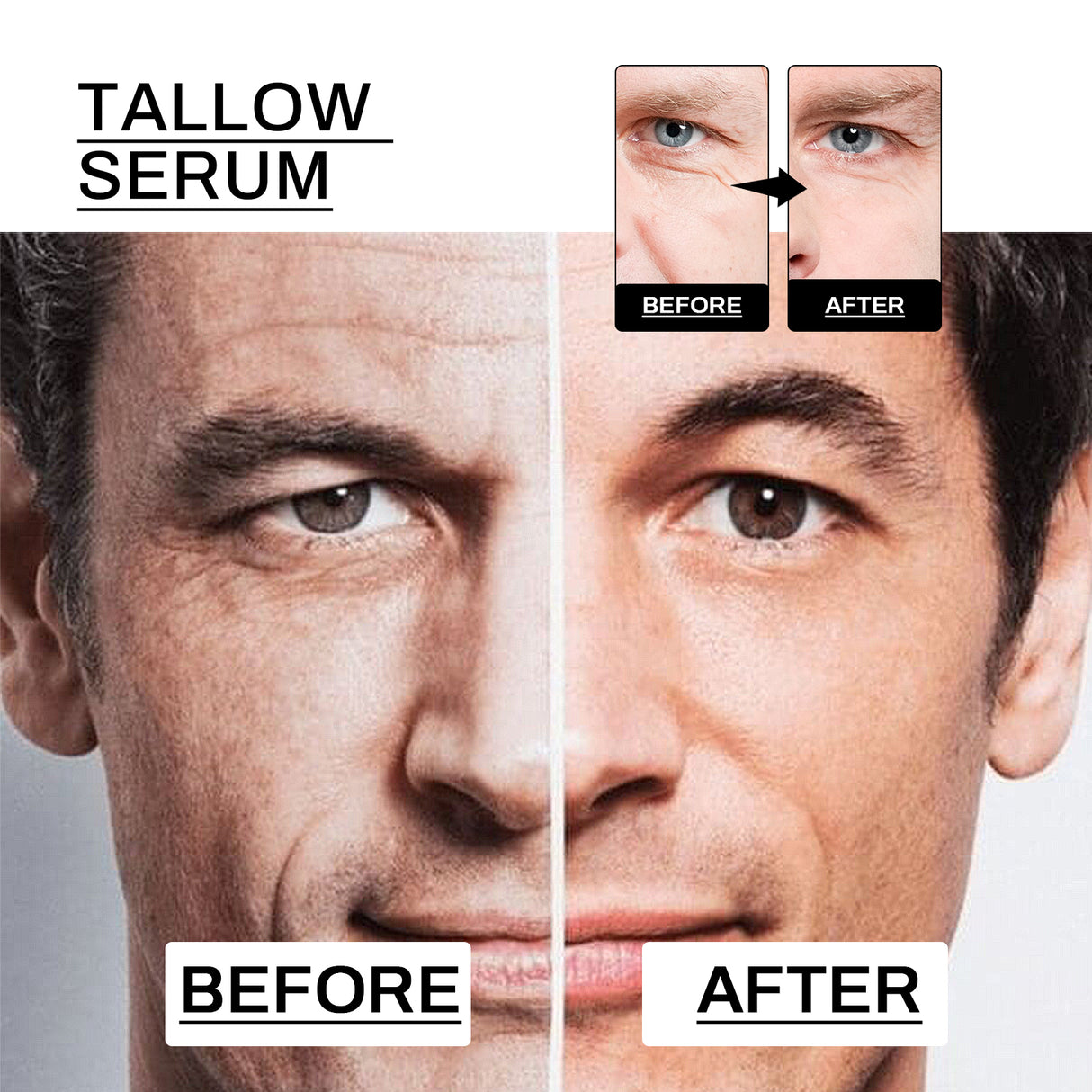 Anti-Wrinkle Serum For Men, Anti-Wrinkle Firming Skin Young Elastic Moisturizing Translucent Essence - V.I.P Digital Presence