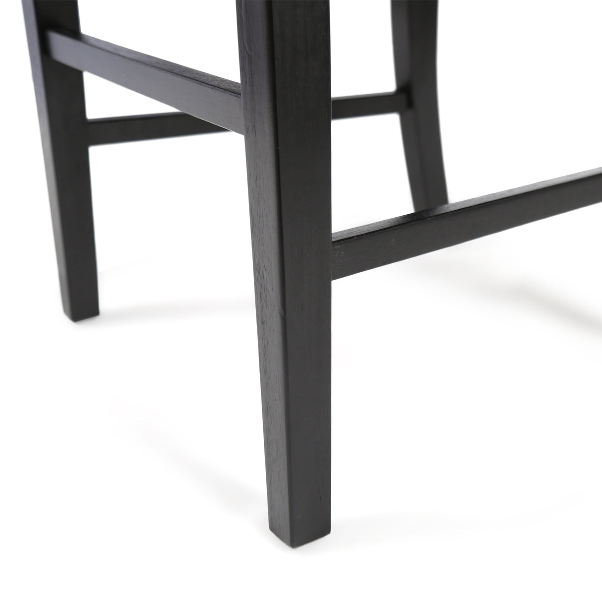 Roshan Farmhouse Acacia Wood Dining Chairs, Black / Walnut (Set of 2) - V.I.P Digital Presence