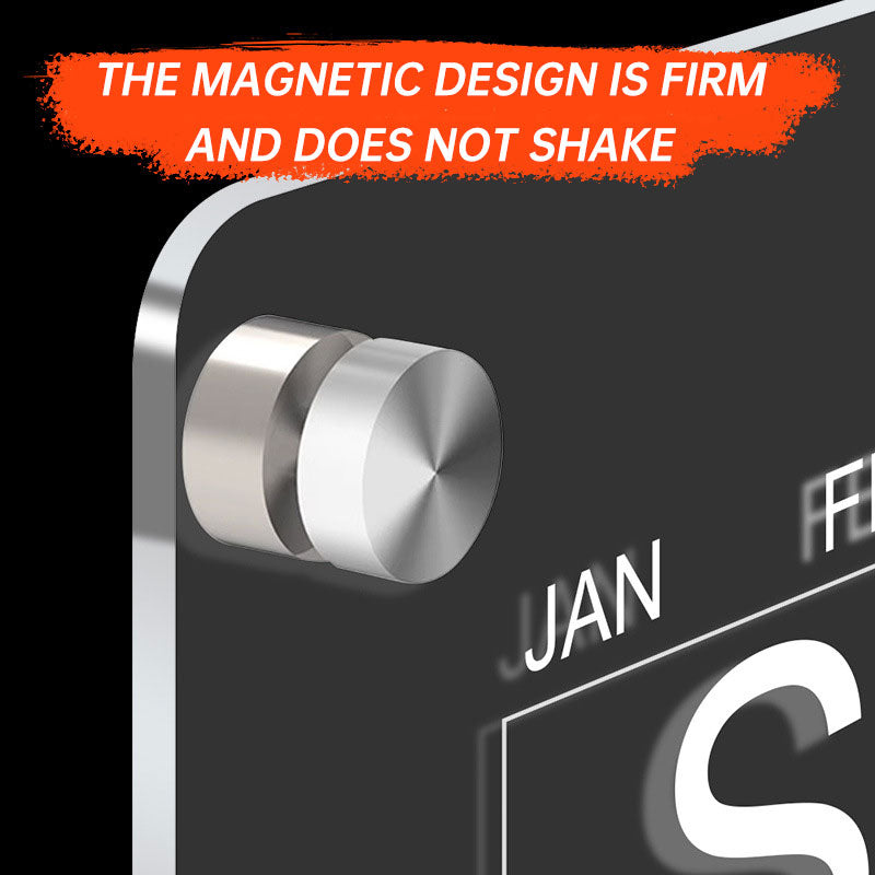 Acrylic message board magnetic refrigerator sticker household erasable calendar transparent note display board - V.I.P Digital Presence