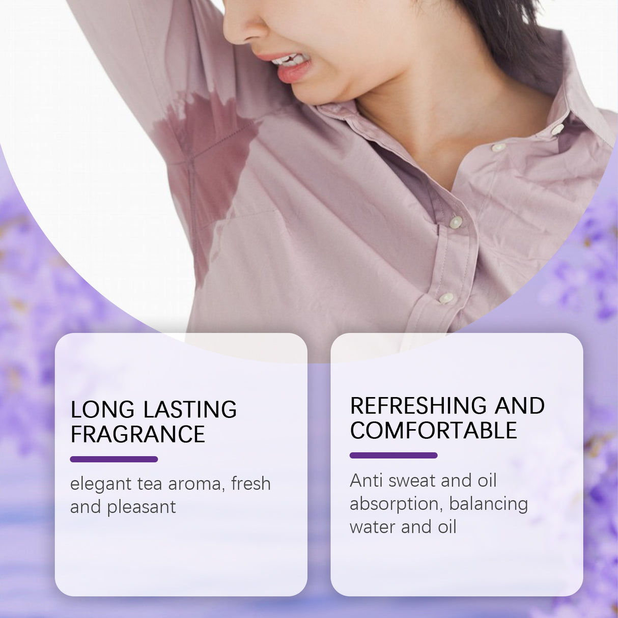 Lavender Deodorant For Summer Armpit Workouts, Sweat Odors Cleaning And Staying Portable Deodorant - V.I.P Digital Presence