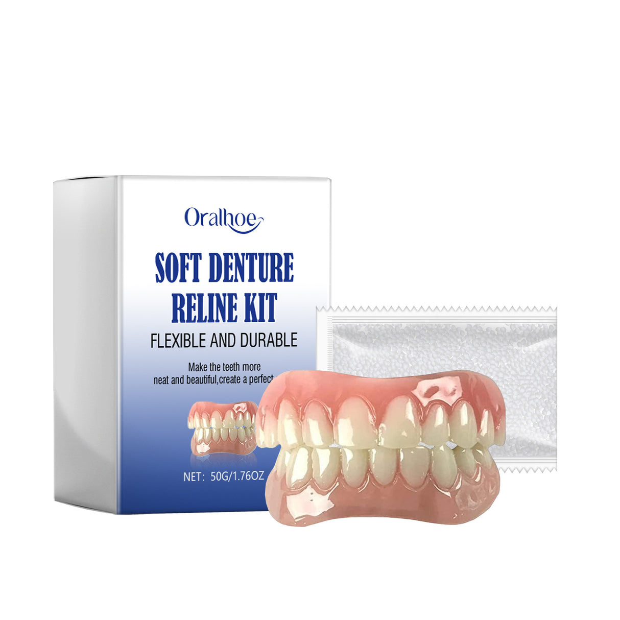 Soft Denture Reline Kit, Denture Set With Interdental Fillings And Braces - V.I.P Digital Presence