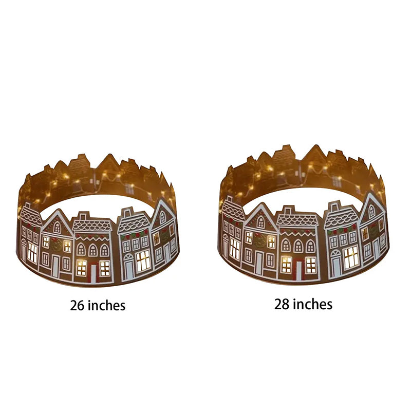 LED Gingerbread Christmas Tree Collar - V.I.P Digital Presence