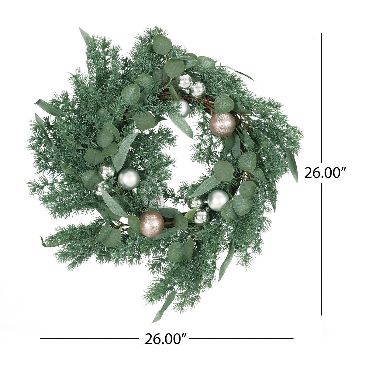 22" BERRY/EUCALYPTUS/PINECONE WREATH - V.I.P Digital Presence