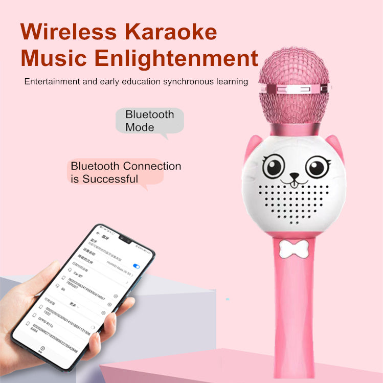 Singing Machine With Microphone All-In-One Wireless Home Karaoke Toy Little Girl Amplifier Sound Baby Microphone For Children - V.I.P Digital Presence