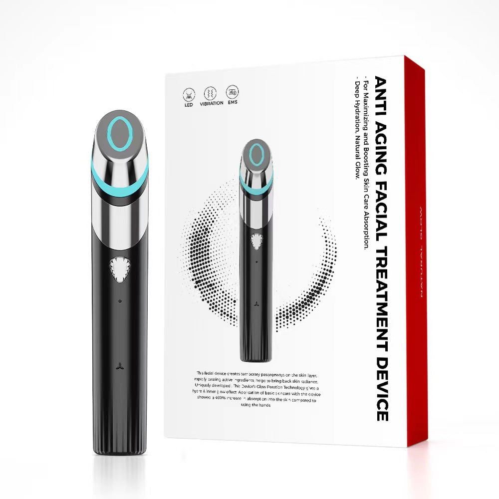 Beauty device EMS micro current 5-speed facial massage device Pore convergence beauty device - V.I.P Digital Presence