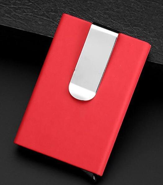 Men's Wallets Credit card holder Automatic card sets business aluminum wallet card sets cash clip holder - V.I.P Digital Presence