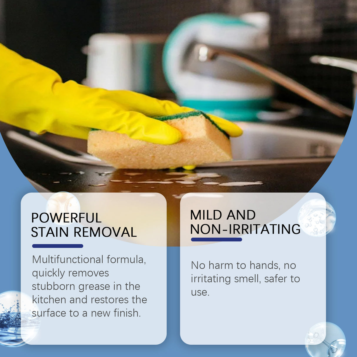 Kitchen Foam Cleaner Cooktop Decontaminate Oil Decontaminate Clean A Variety Of Surfaces To Remove Odors - V.I.P Digital Presence