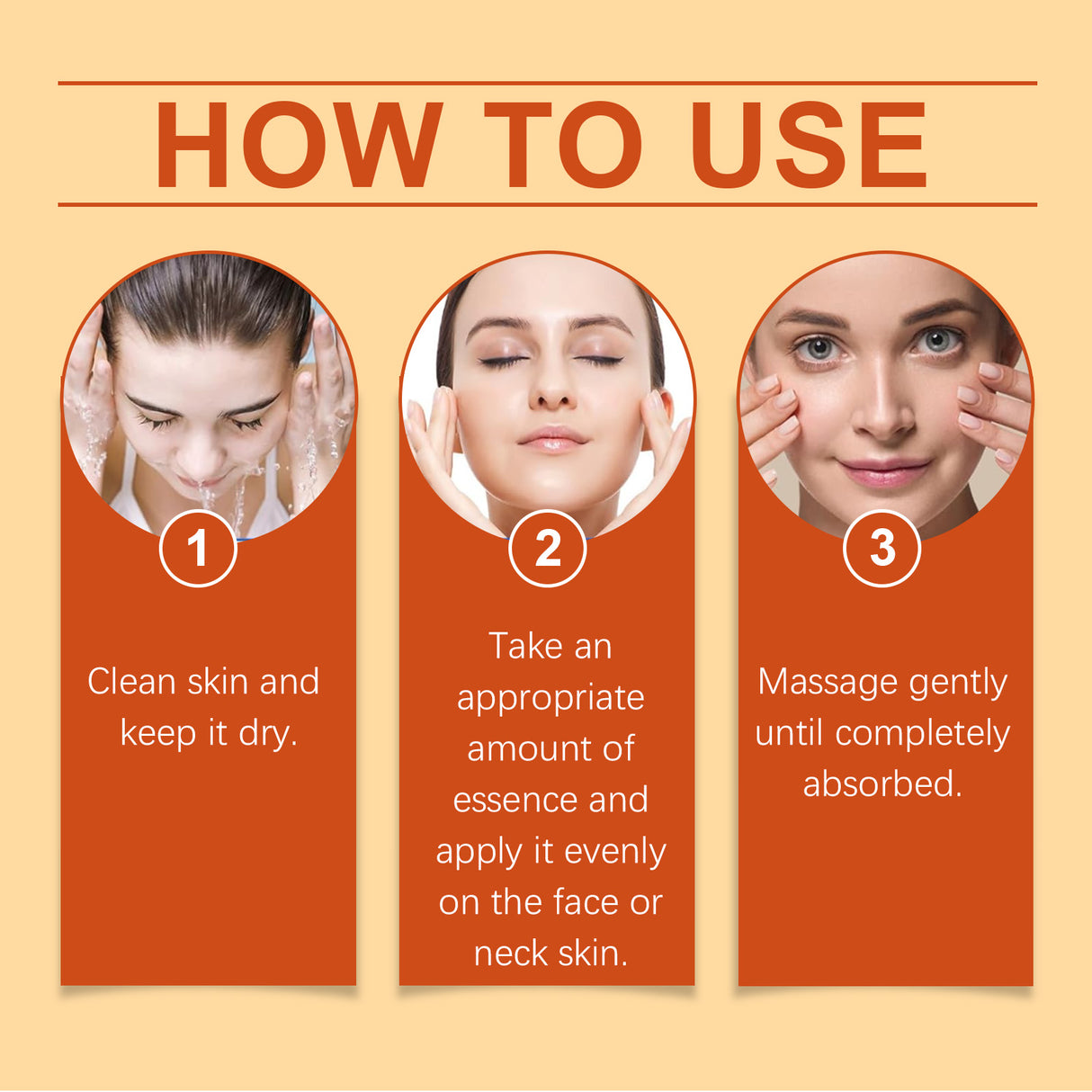 Essence Series, Moisturizing And Brightening Care Facial Skin Hydrating And Moisturizing Skin Firming Care Essence