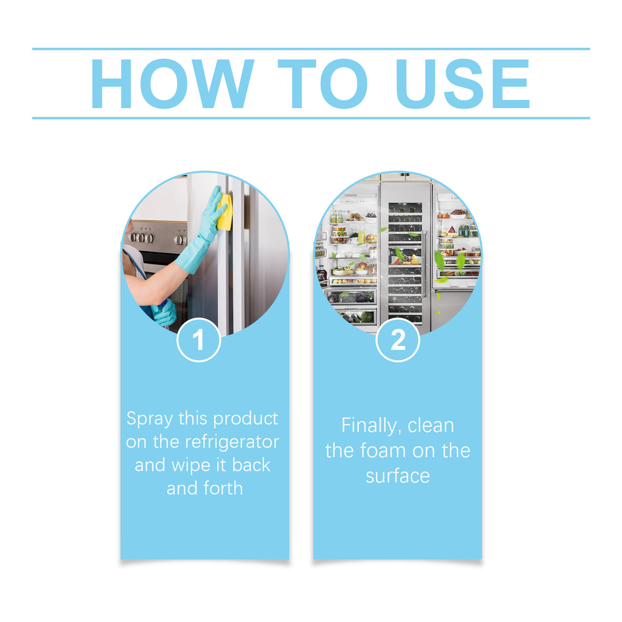 Refrigerator Deodorant Cleaner, Freezer Deodorant Cleaner Refrigerator Quick Deodorant Cleaner Spray - V.I.P Digital Presence