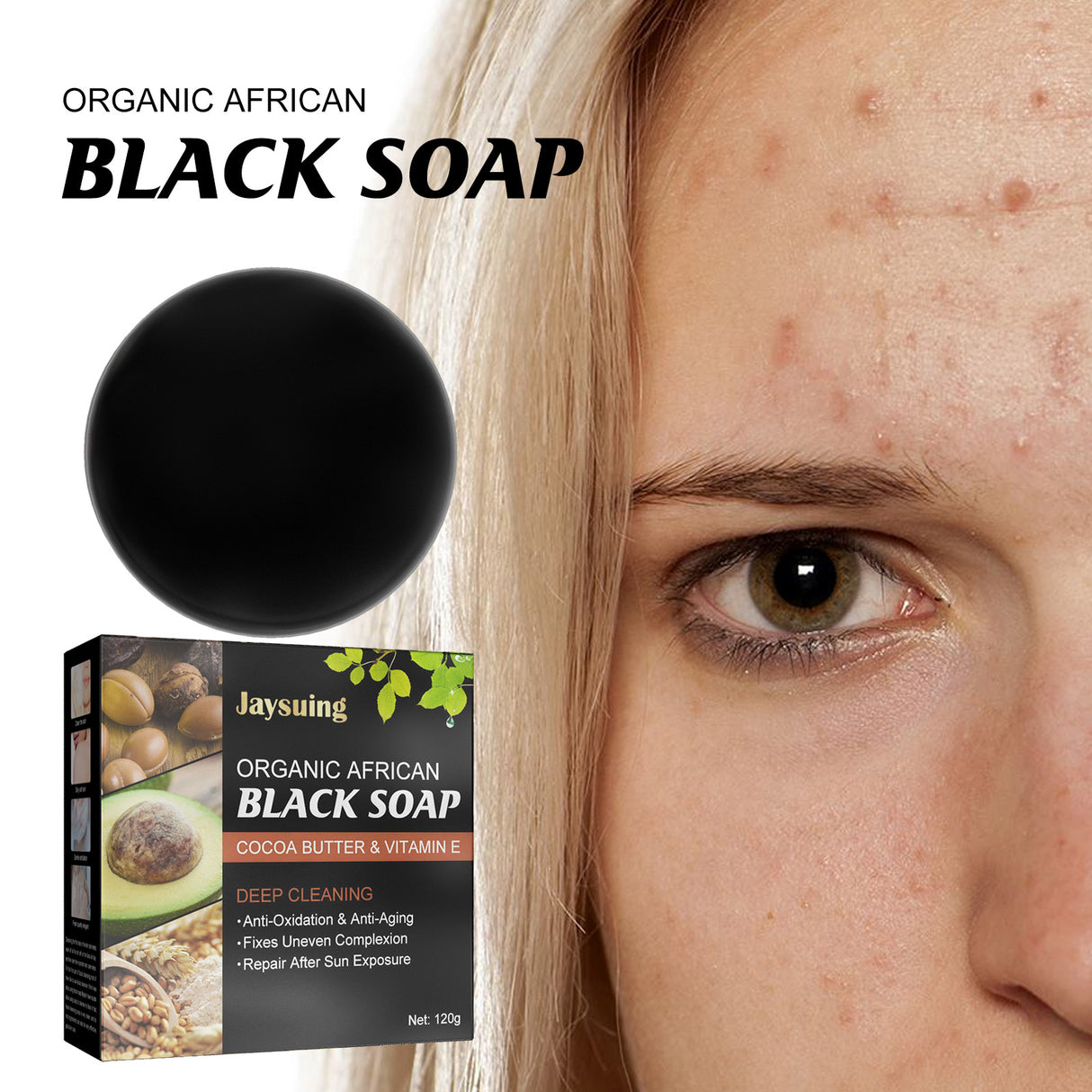 Facial Cleansing Soap Face Gentle Cleansing Body Back Acne Care Skin Bath Soap - V.I.P Digital Presence