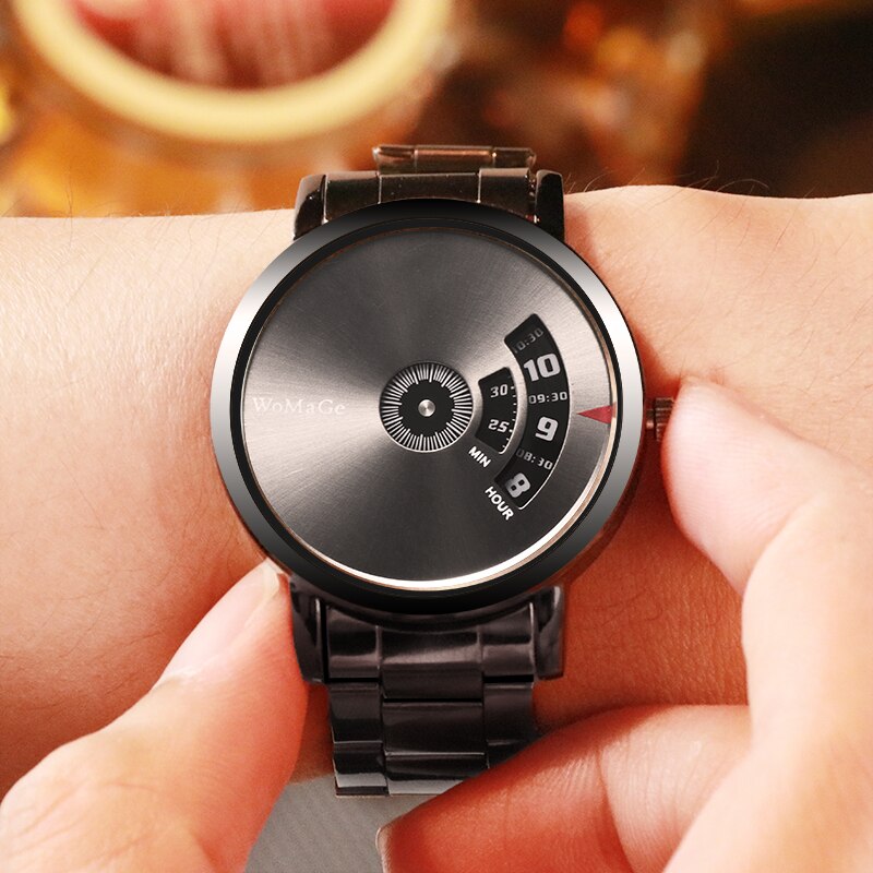 WoMaGe Fashion Watch Men Watches Stainless Steel Creative Men's Watches Male Wristwatch Luxury Mens Clock reloj mujer bayan saat - V.I.P Digital Presence