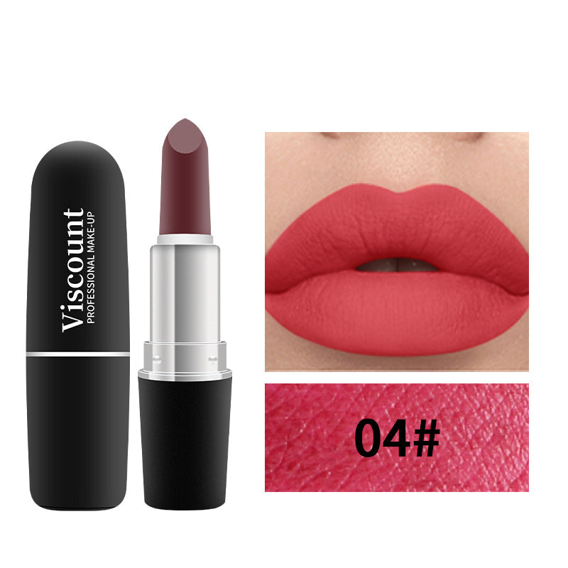 New Frosted Bullet Fog Matte White Lipstick Small Pepper 12 Color Moisturizing Lipstick - V.I.P Digital Presence