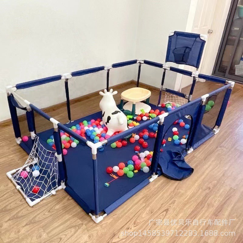 Children's fence baby basketball fence safety stainless steel playpen children's ball pit baby indoor playground baby park fence - V.I.P Digital Presence