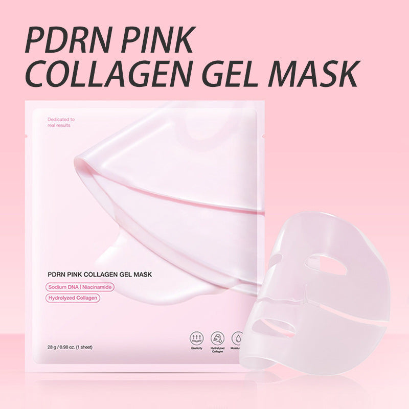 PDRN PINK COLLAGEN GEL MASK Pink Collagen facial mask Jelly Split facial mask - V.I.P Digital Presence