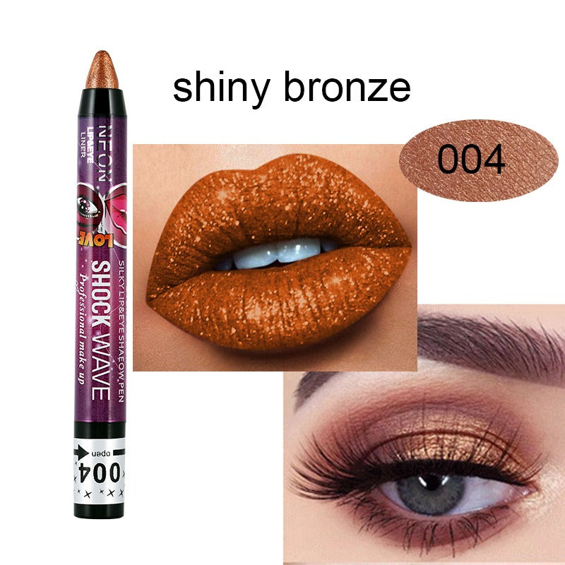 KISS SUSY 36 color eye shadow pencil stick lip pencil 2 in 1 is not easy to smudge - V.I.P Digital Presence