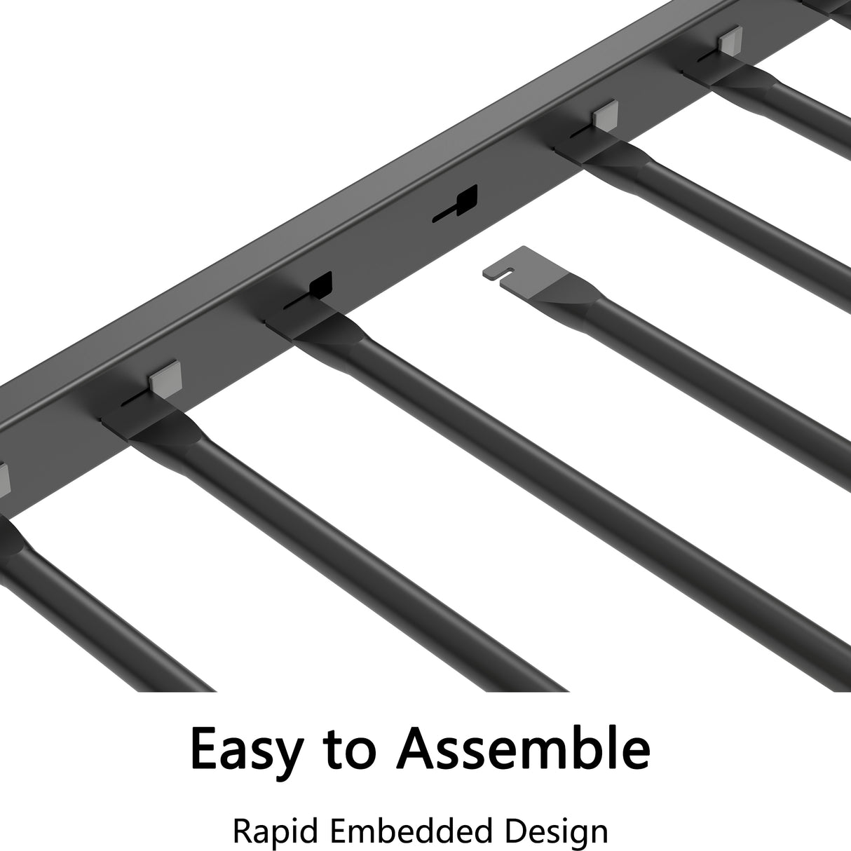 Adam Twin over Twin Metal Bunk, Black - V.I.P Digital Presence