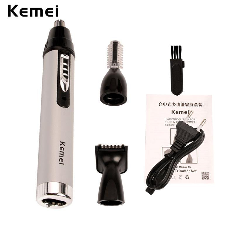 Kemei Fast shaving Men Electric Nose Ear Hair Trimmer Painless Women trimming sideburns eyebrows Beard hair clipper cut Shaver46 - V.I.P Digital Presence