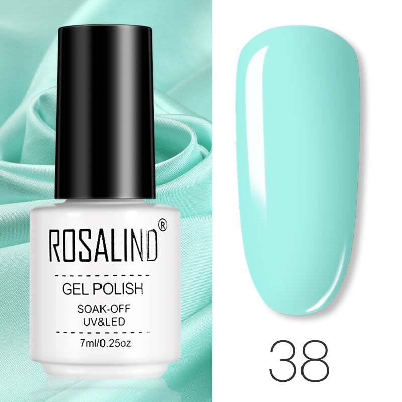 ROSALIND Gel Polish Set Manicure for Nails Semi Permanent Vernis top coat UV LED Gel Varnish Soak Off Nail Art Gel Nail Polish - V.I.P Digital Presence