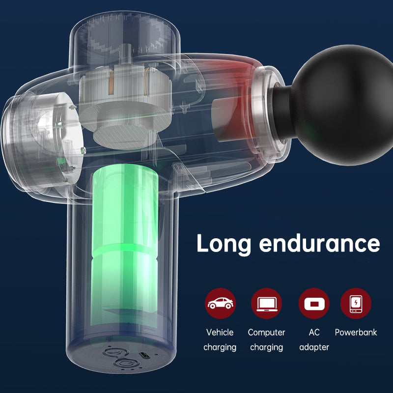 CP-F10 fascia gun muscle massager cervical muscle relaxer electric menstrual gun leg electric - V.I.P Digital Presence