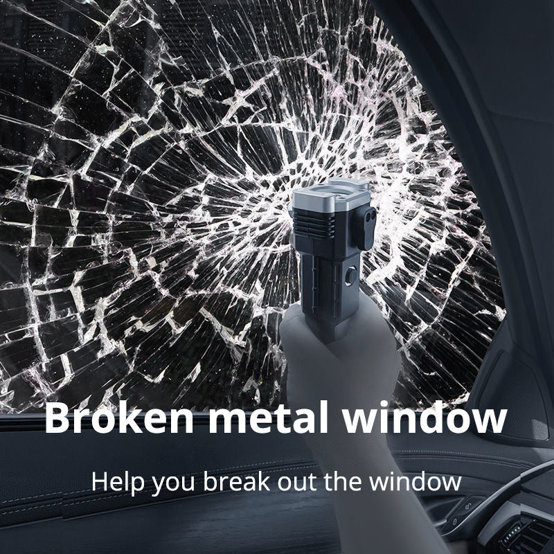 Multifunctional Safety Hammer Outdoor Auto Repair Work Light Charging Treasure Emergency Broken Window Escape Car Glare Flashlight - V.I.P Digital Presence