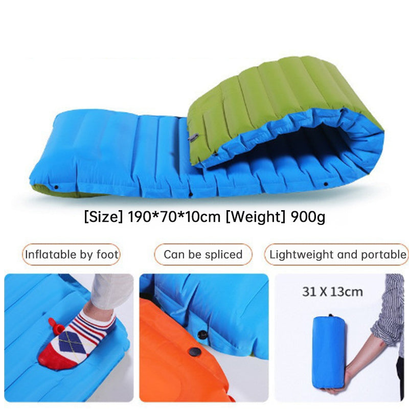 Ultralight Camping Sleeping Pad: Thicken, Self-Inflating with Built-in Pump (Outdoor/Travel) - V.I.P Digital Presence