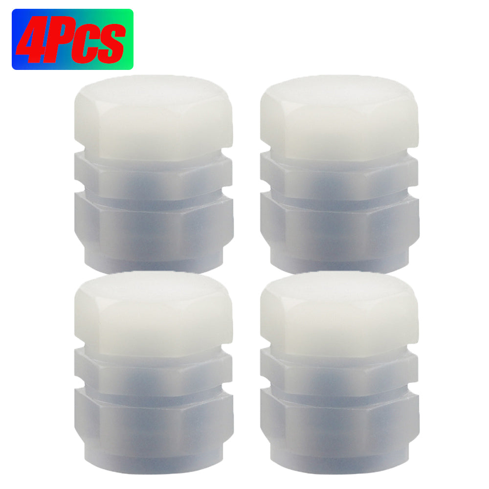 Car Tire Luminous Valve Cap Car With Electric Vehicle Motorcycle Air Nozzle Cover Luminous Valve Core Cover Tire Universal