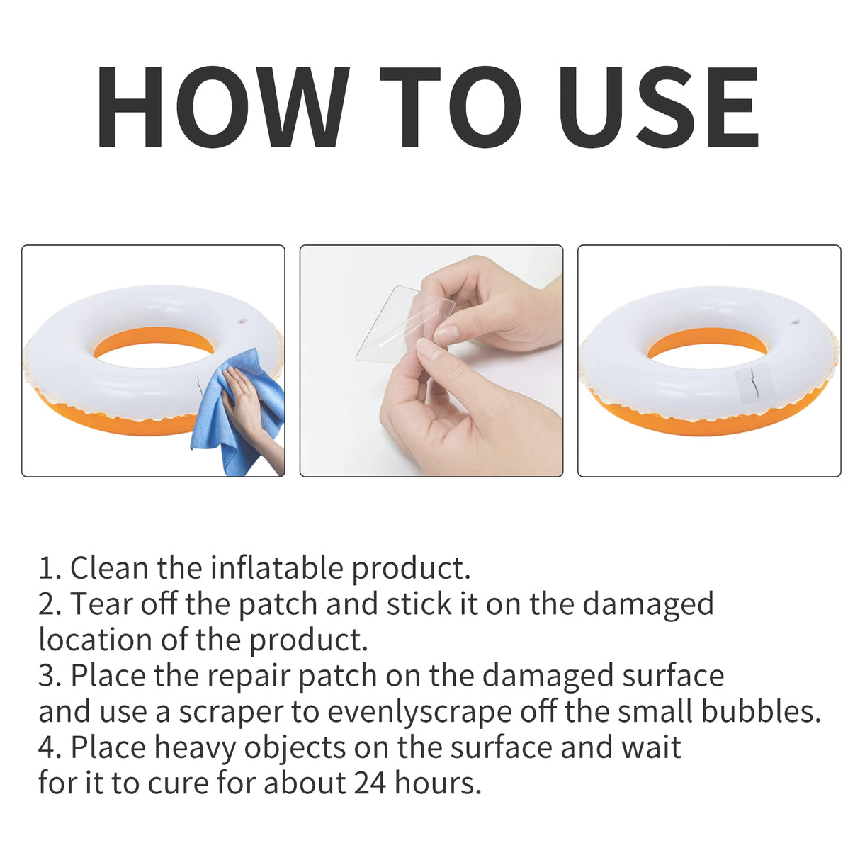 JUE FISH Rubber Swimming Ring Repair Patch, Swim Ring Patch Self-Adhesive Seal - V.I.P Digital Presence