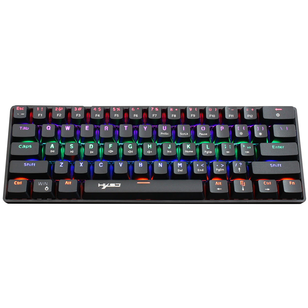 Mechanical 61 keyboard wired blue axis office keyboard gaming gaming illuminated RGB mechanical keyboard - V.I.P Digital Presence