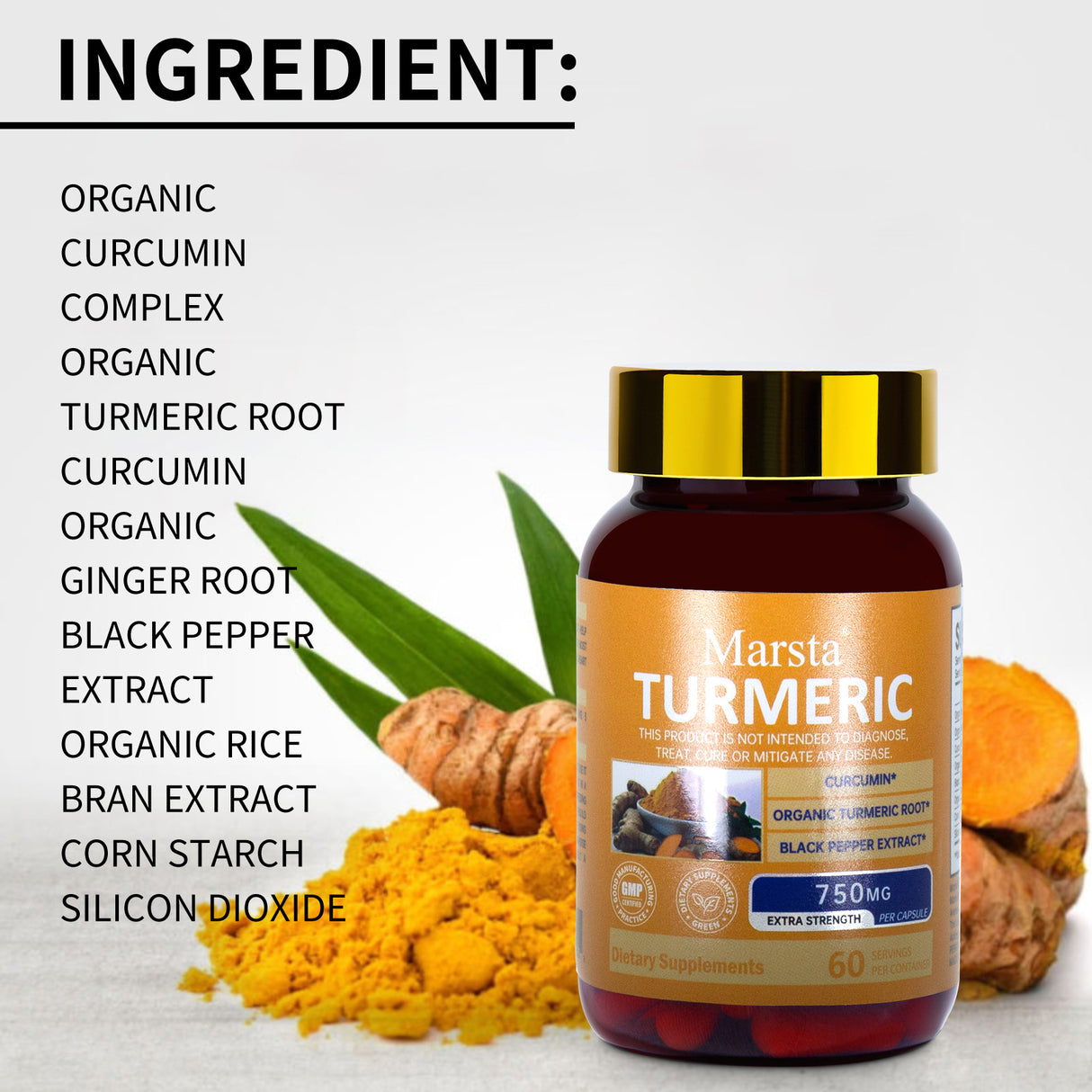 Curcumin Extract Capsules for Health Products - V.I.P Digital Presence