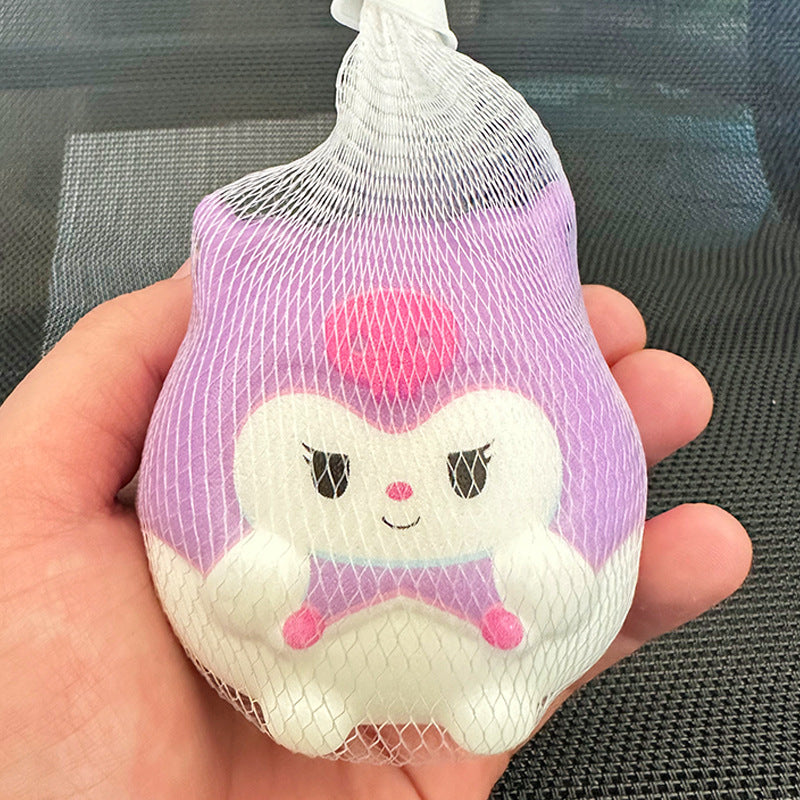 Netbag Egg Boy Party Pinch Music Stress Relief Toy Slow Rebound Ventilatory Artifact Cartoon Stress Relief Student Small Gift Item - V.I.P Digital Presence