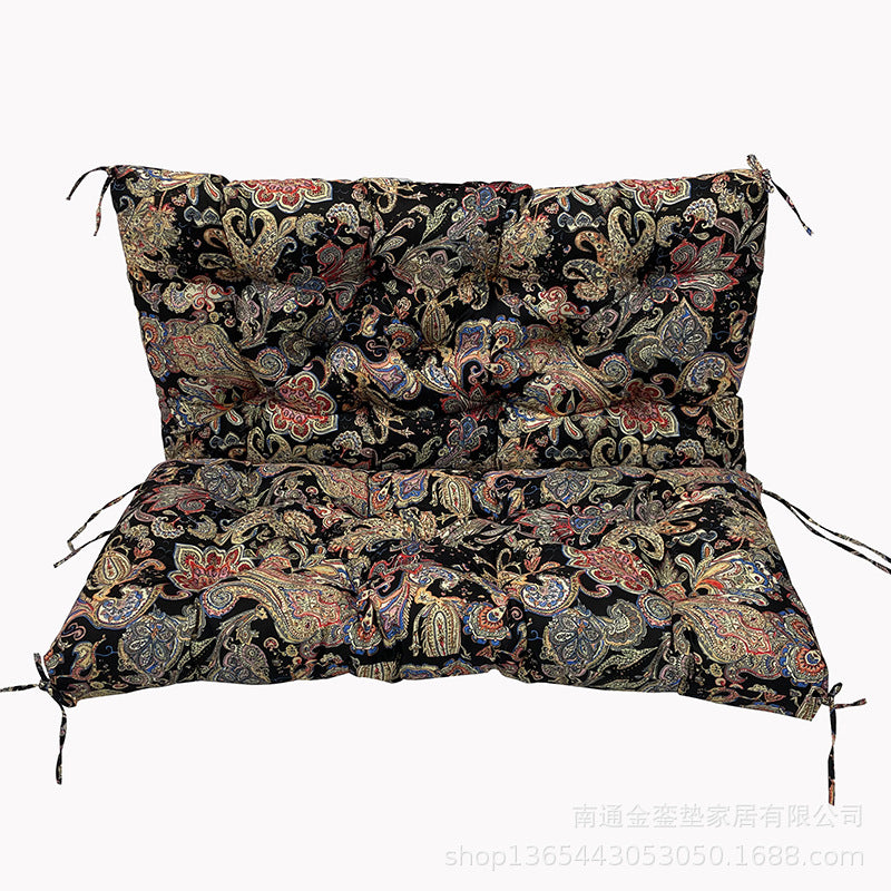 Outdoor 2/3-seater bench/swing cushions: thickened, with backrest, waterproof. - V.I.P Digital Presence