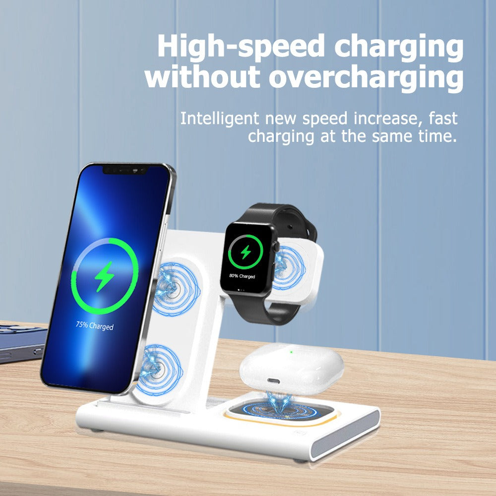 3 in 1 wireless charger supports fast charging and multifunctional wireless charging - V.I.P Digital Presence