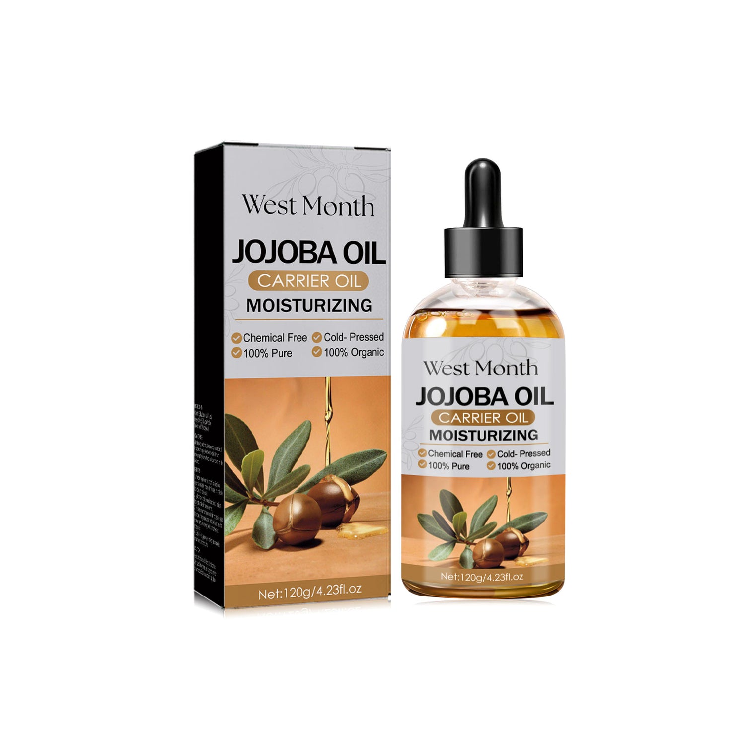 Jojoba Oil Hair Conditioner, Solid Hair, Tight Hair, Prevent Loss, Repair Dry Hair And Smooth Hair Care Oil - V.I.P Digital Presence
