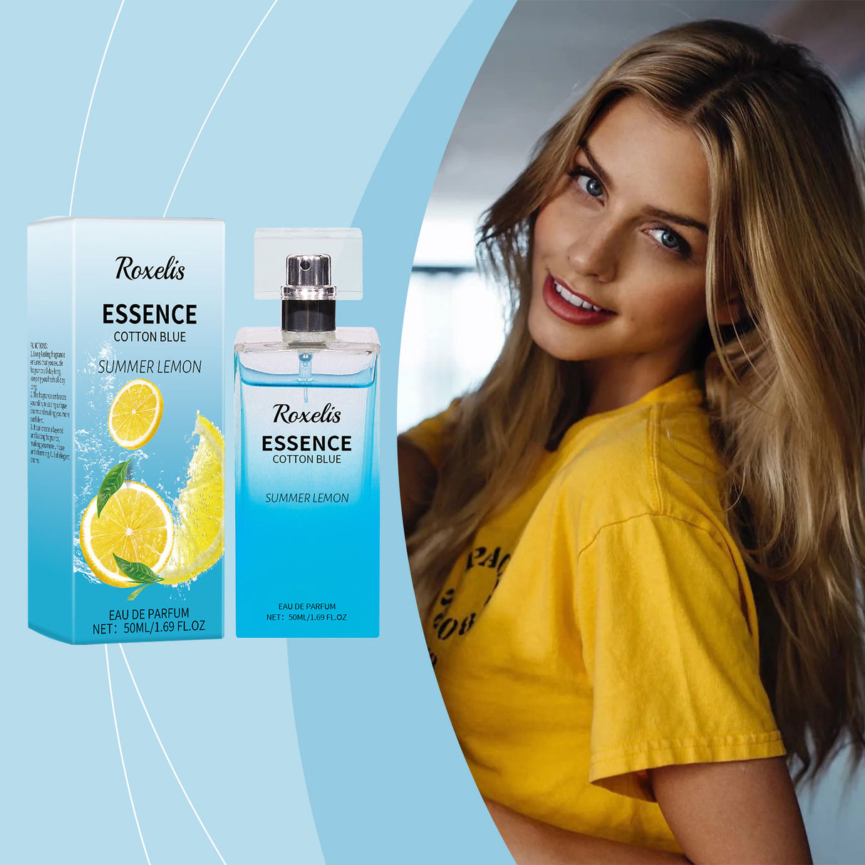 Summer Lemon Perfume Natural Fresh Lasting Bergamot Vibrant Bouquet Bouquet Light Fragrance Light Elegant Perfume - V.I.P Digital Presence