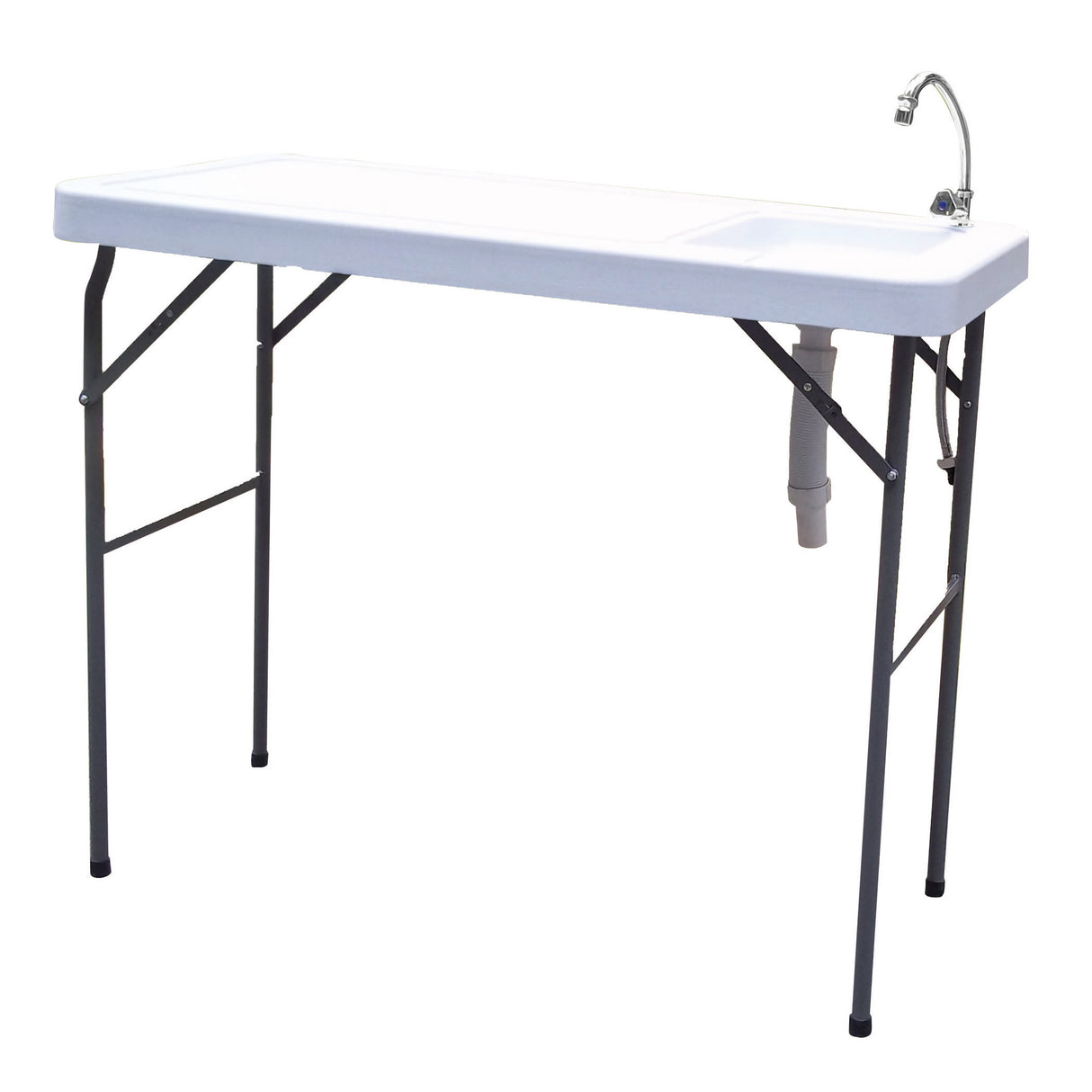 Outdoor Fish and Game Cutting Cleaning Table w/Sink and Faucet - V.I.P Digital Presence