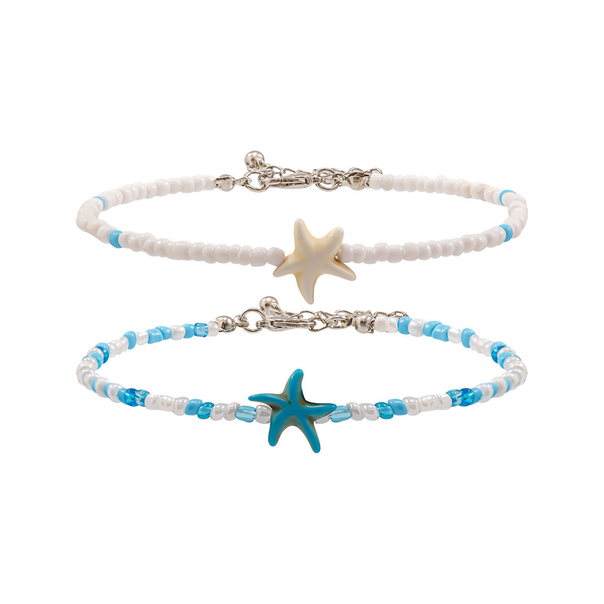 Conch Rice Bead Anklet Multi Layer Beach Foot Accessories Hot Selling Ocean Star Resort Foot Chain Set - V.I.P Digital Presence