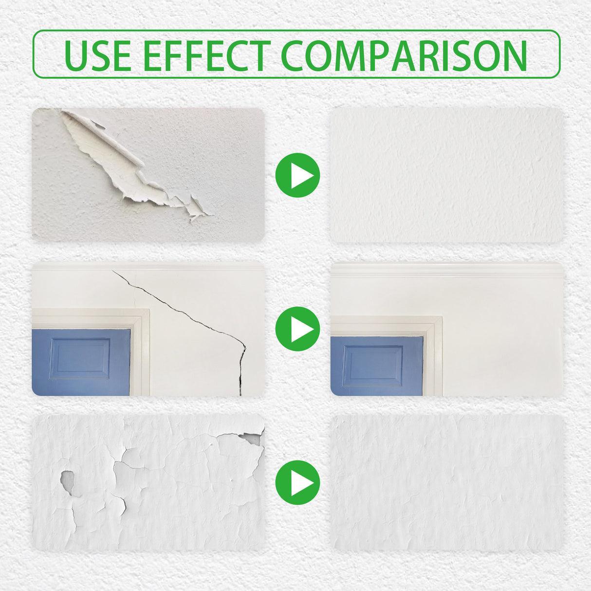 Wall Repair Paint: White Wall Repair Roller Brush Moisture-Proof Peeling Cover Stains And Cracks Renovation Paint - V.I.P Digital Presence