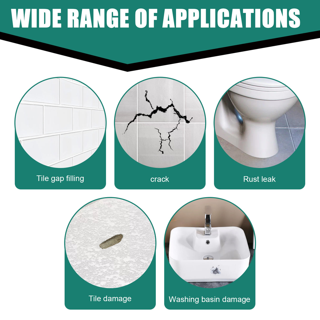 Tile Repair Paste Crack Repair Tile Quick Drying Adhesive Marble Bathtub Furniture Toilet - V.I.P Digital Presence