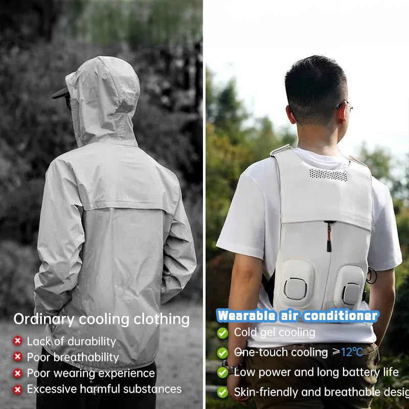 Semiconductor cooling clothing, back pad, outdoor construction air conditioner, waterproof - V.I.P Digital Presence