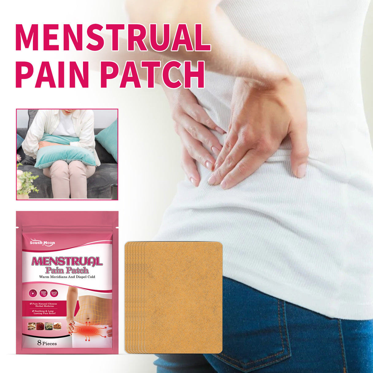 Menstrual Pain Patch, Menstrual Body Care Patch For Women To Relieve Menstrual Pain - V.I.P Digital Presence