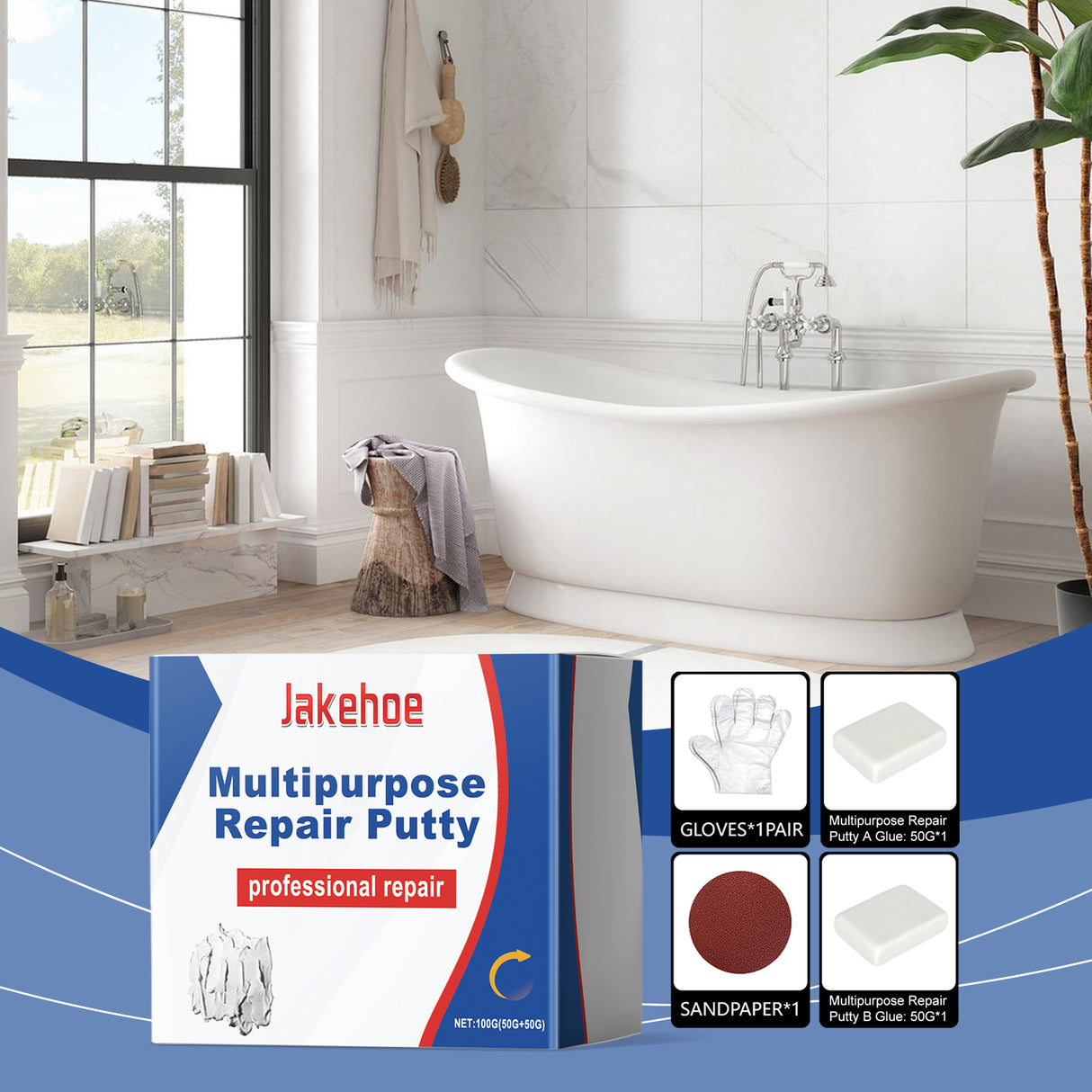 Plastic Steel Mud Iron Glue Leak Repair Waterproof Strong Repair Tile Multi-Functional Ab Adhesive Glue - V.I.P Digital Presence