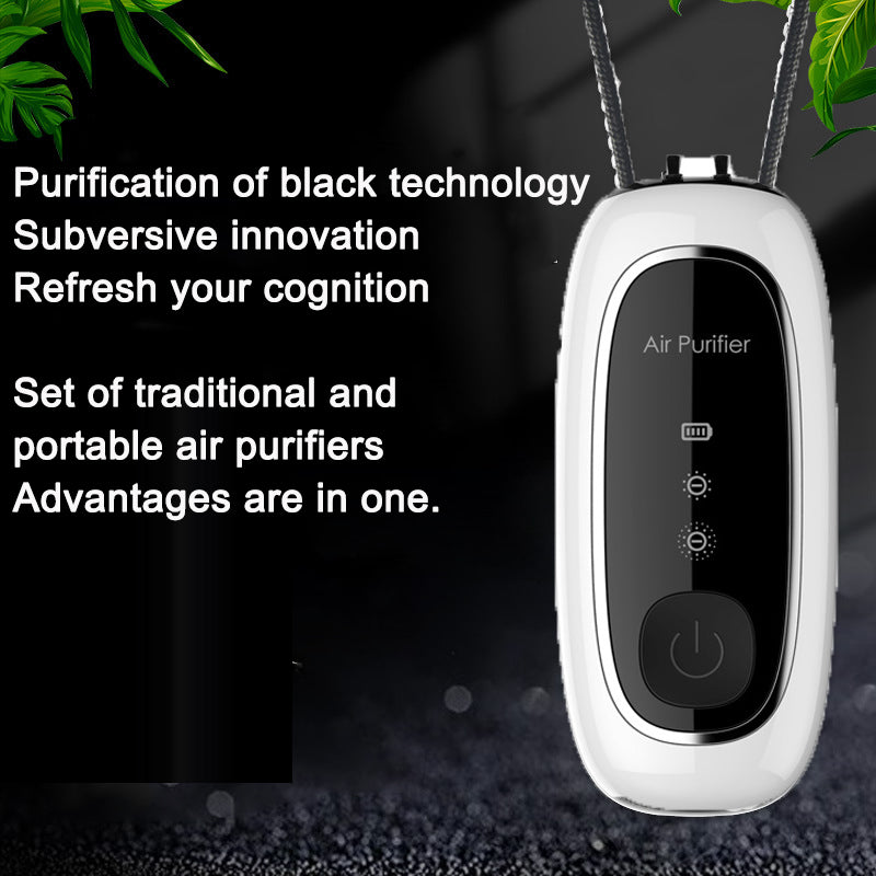 Negative ion air purifier neck hanging portable small fresh machine portable air purifier smoking - V.I.P Digital Presence
