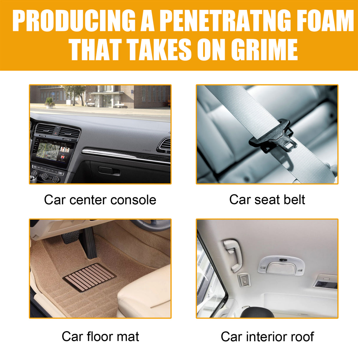Multi-Purpose Foam Cleaner For Cars, Car Interior Seat Fabric Decontamination Refurbished Cleaning - V.I.P Digital Presence