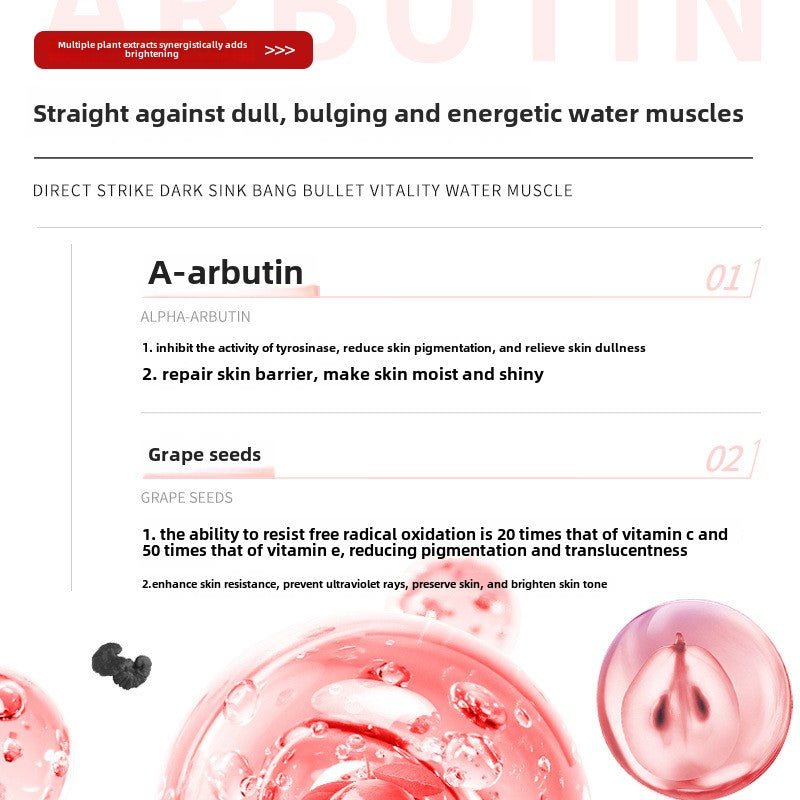 Bearberry Extract Mask: Elastic, Brightening, Spot-Fading, Niacinamide Hydrating, and Moisturizing Facial Mask - V.I.P Digital Presence