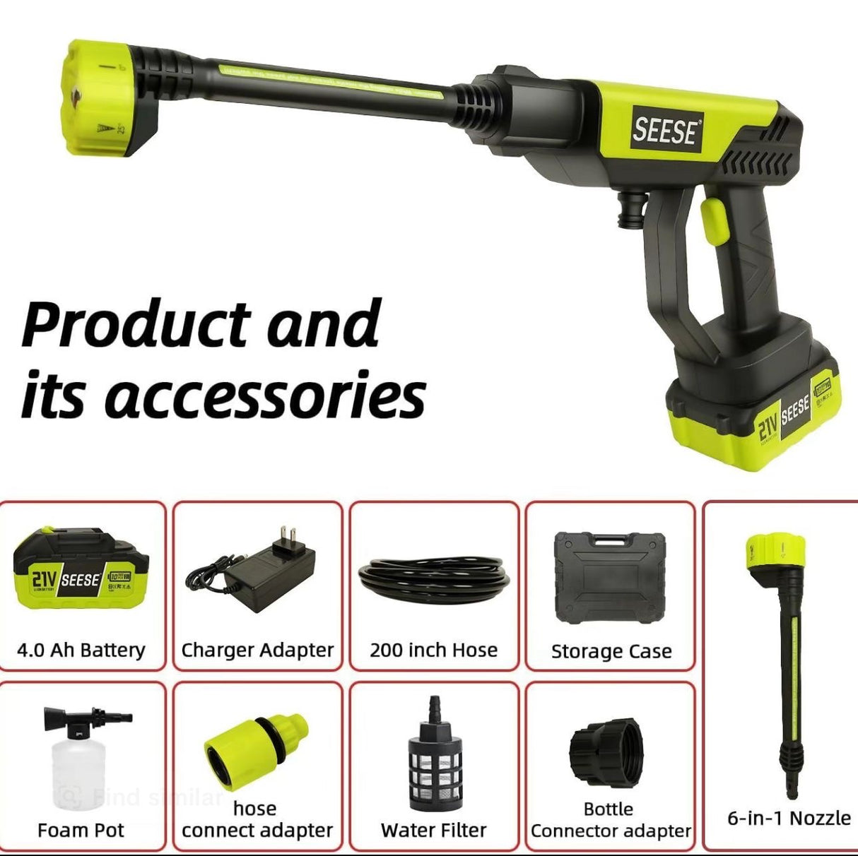 PowerSpray Cordless Washer