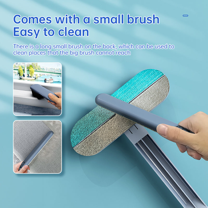 3-in-1 Pet Hair Remover Brush: Long-handle window & pet fur cleaning tool for cat/dog hair. - V.I.P Digital Presence