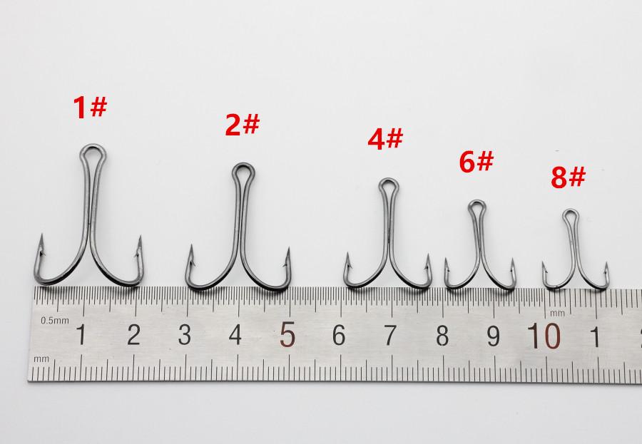 Rompin 50pcs/lot 9908 Double Fishing Hooks Small Fly Tying Double Dual Fishing Hook For Jig Size 1 2 4 6 8 - V.I.P Digital Presence